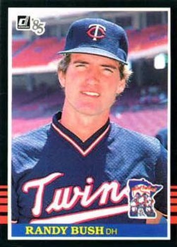 #633 Randy Bush - Minnesota Twins - 1985 Donruss Baseball