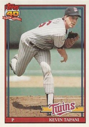 #633 Kevin Tapani - Minnesota Twins - 1991 O-Pee-Chee Baseball