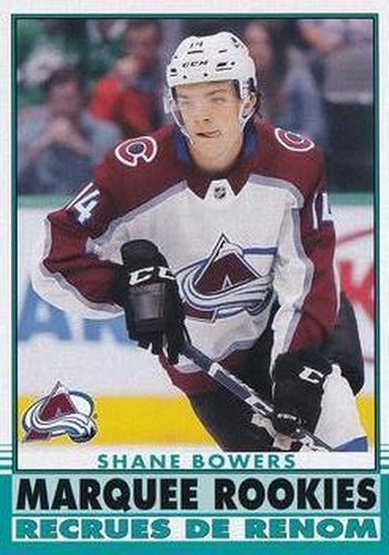 #634 Shane Bowers - Colorado Avalanche - 2020-21 O-Pee-Chee Update Retro Hockey