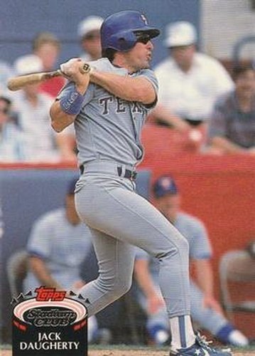 #634 Jack Daugherty - Texas Rangers - 1992 Stadium Club Baseball