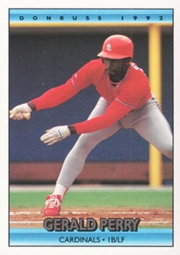 #634 Gerald Perry - St. Louis Cardinals - 1992 Donruss Baseball