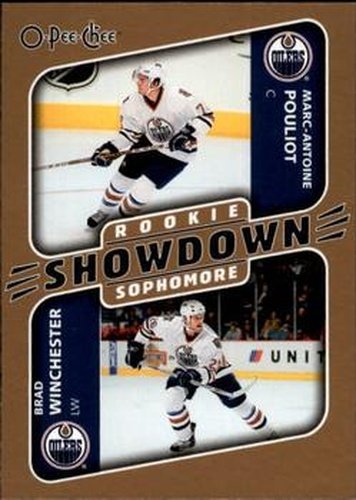 #635 Brad Winchester / Marc-Antoine Pouliot - Edmonton Oilers - 2006-07 O-Pee-Chee Hockey