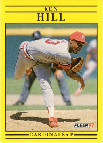 #635 Ken Hill - St. Louis Cardinals - 1991 Fleer Baseball