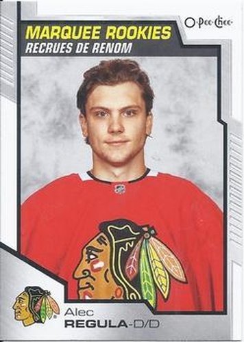 #635 Alec Regula - Chicago Blackhawks - 2020-21 O-Pee-Chee Update Hockey
