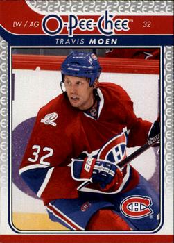 #636 Travis Moen - Montreal Canadiens - 2009-10 O-Pee-Chee Hockey
