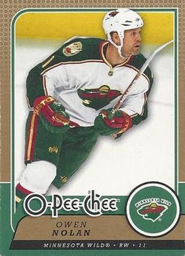#636 Owen Nolan - Minnesota Wild - 2008-09 O-Pee-Chee Hockey