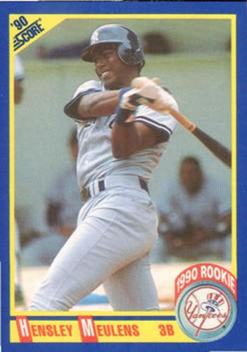 #636 Hensley Meulens - New York Yankees - 1990 Score Baseball