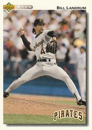 #636 Bill Landrum - Pittsburgh Pirates - 1992 Upper Deck Baseball