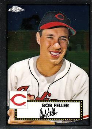 #636 Bob Feller - Cleveland Indians - 2021 Topps Chrome Platinum Anniversary Baseball