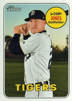 #636 JaCoby Jones - Detroit Tigers - 2018 Topps Heritage Baseball
