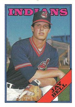 #637 Jay Bell - Cleveland Indians - 1988 Topps Baseball