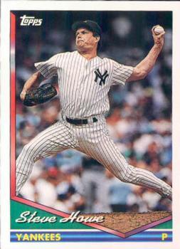 #637 Steve Howe - New York Yankees - 1994 Topps Baseball