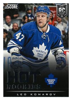 #638 Leo Komarov - Toronto Maple Leafs - 2013-14 Score Hockey