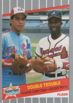 #638 Andres Galarraga / Gerald Perry - Montreal Expos / Atlanta Braves - 1989 Fleer Baseball