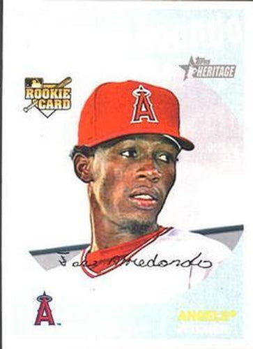 #638 Jose Arredondo - Los Angeles Angels - 2008 Topps Heritage Baseball