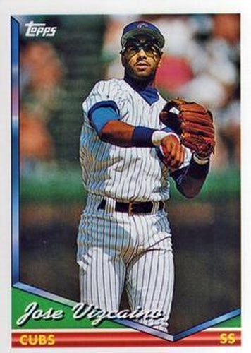 #638 Jose Vizcaino - Chicago Cubs - 1994 Topps Baseball