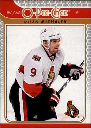 #638 Milan Michalek - Ottawa Senators - 2009-10 O-Pee-Chee Hockey