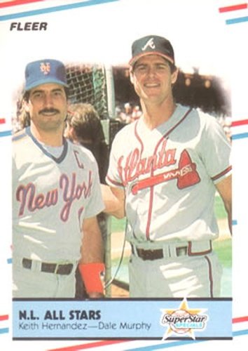 #639 Keith Hernandez / Dale Murphy - New York Mets / Atlanta Braves - 1988 Fleer Baseball