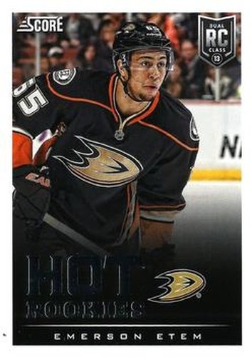 #639 Emerson Etem - Anaheim Ducks - 2013-14 Score Hockey