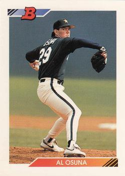 #639 Al Osuna - Houston Astros - 1992 Bowman Baseball