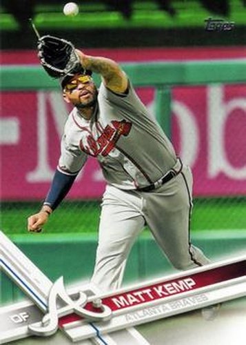 #639a Matt Kemp - Atlanta Braves - 2017 Topps Baseball