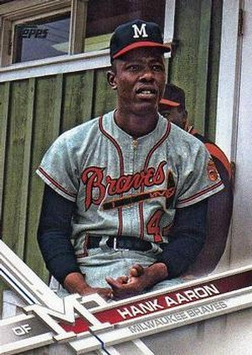 #639c Hank Aaron - Milwaukee Braves - 2017 Topps Baseball