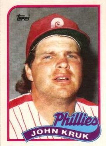 #63T John Kruk - Philadelphia Phillies - 1989 Topps Traded Baseball