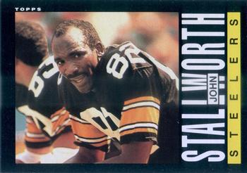 #363 John Stallworth - Pittsburgh Steelers - 1985 Topps Football