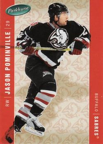 #63 Jason Pominville - Buffalo Sabres - 2005-06 Parkhurst Hockey