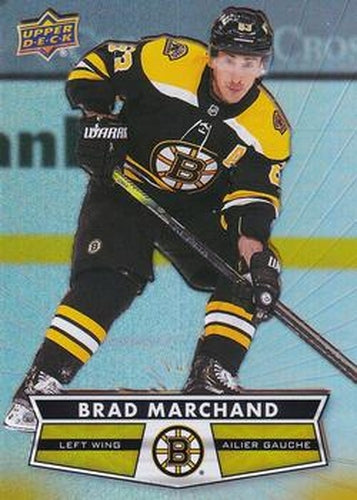#63 Brad Marchand - Boston Bruins - 2021-22 Upper Deck Tim Hortons Hockey