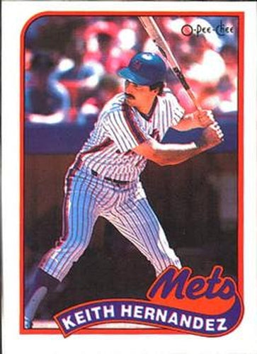 #63 Keith Hernandez - New York Mets - 1989 O-Pee-Chee Baseball
