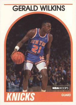 #63 Gerald Wilkins - New York Knicks - 1989-90 Hoops Basketball