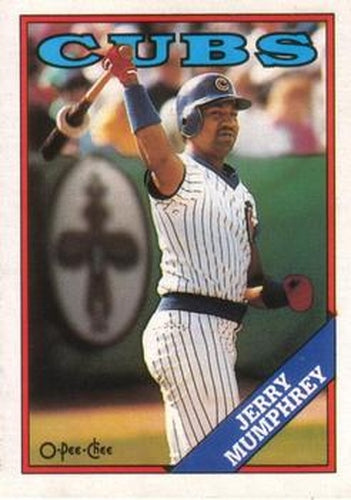 #63 Jerry Mumphrey - Chicago Cubs - 1988 O-Pee-Chee Baseball