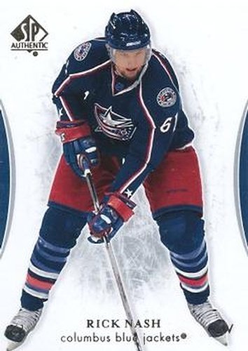 #63 Rick Nash - Columbus Blue Jackets - 2007-08 SP Authentic Hockey