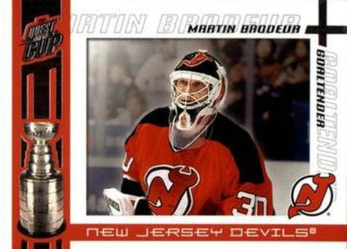 #63 Martin Brodeur - New Jersey Devils - 2003-04 Pacific Quest for the Cup Hockey