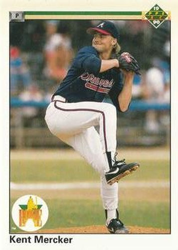 #63 Kent Mercker - Atlanta Braves - 1990 Upper Deck Baseball