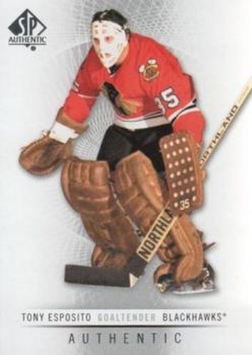 #63 Tony Esposito - Chicago Blackhawks - 2012-13 SP Authentic Hockey