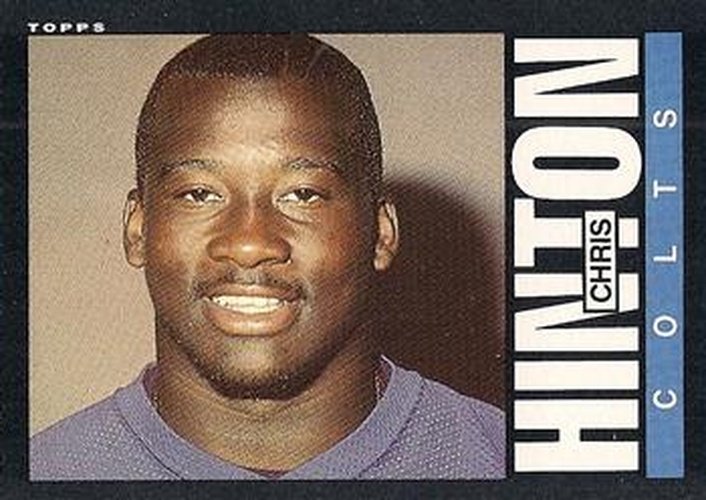 #263 Chris Hinton - Indianapolis Colts - 1985 Topps Football