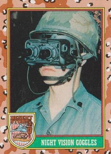 #63 Night Vision Goggles - 1991 Topps Desert Storm