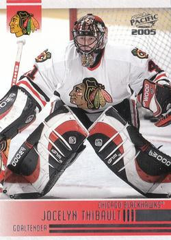 #63 Jocelyn Thibault - Chicago Blackhawks - 2004-05 Pacific Hockey