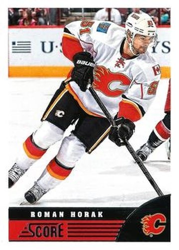 #63 Roman Horak - Calgary Flames - 2013-14 Score Hockey