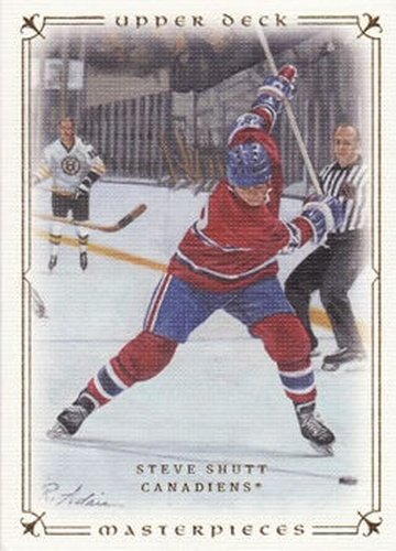 #63 Steve Shutt - Montreal Canadiens - 2008-09 Upper Deck Masterpieces Hockey
