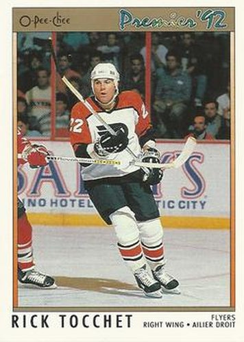 #63 Rick Tocchet - Philadelphia Flyers - 1991-92 O-Pee-Chee Premier Hockey