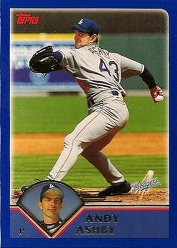 #63 Andy Ashby - Los Angeles Dodgers - 2003 Topps Baseball