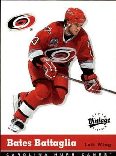 #63 Bates Battaglia - Carolina Hurricanes - 2000-01 Upper Deck Vintage Hockey