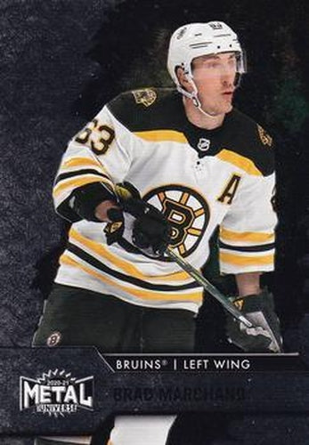 #63 Brad Marchand - Boston Bruins - 2020-21 Skybox Metal Universe Hockey