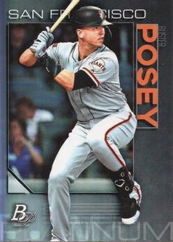 #63 Buster Posey - San Francisco Giants - 2020 Bowman Platinum Baseball