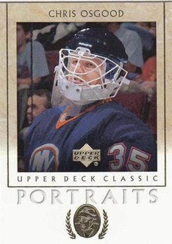 #63 Chris Osgood - New York Islanders - 2002-03 Upper Deck Classic Portraits Hockey
