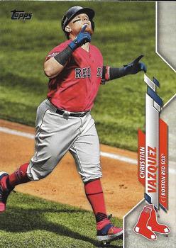 #63 Christian Vazquez - Boston Red Sox - 2020 Topps Baseball
