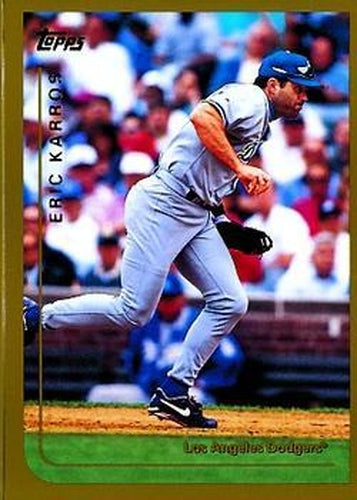 #63 Eric Karros - Los Angeles Dodgers - 1999 Topps Baseball
